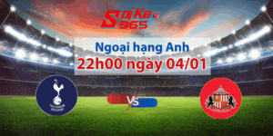 Soi kèo Tottenham vs Sunderland